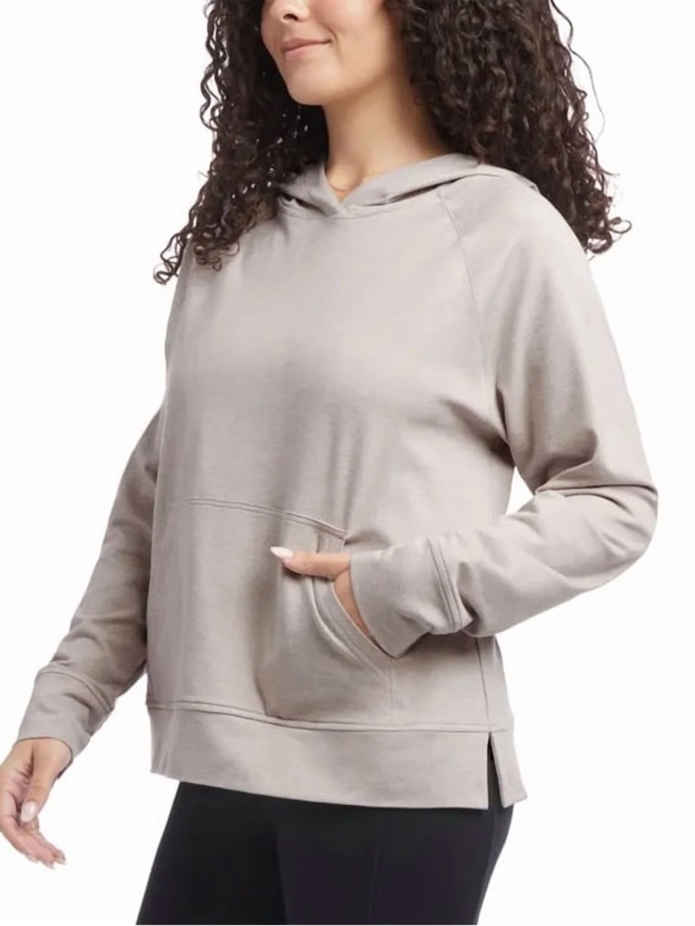 Danskin - Women's Hooded Long-Sleeve Pullover Sweatshirt